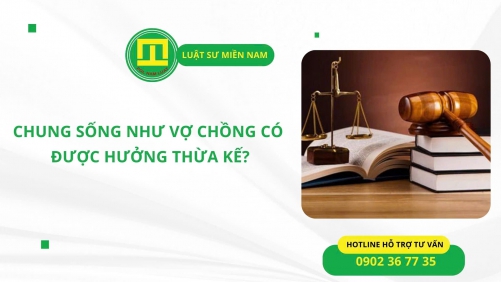 CHUNG SỐNG NHƯ VỢ CHỒNG CÓ ĐƯỢC HƯỞNG THỪA KẾ?